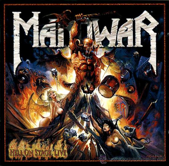 CDs de m&uacute;sica: MANOWAR HELL ON STAGE LIVE 2 CD - Foto 1