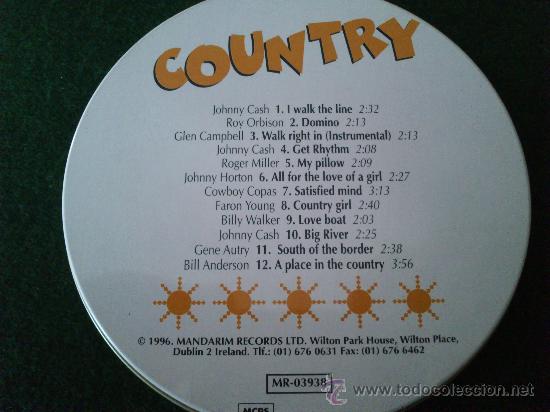 CDs de m&uacute;sica: CD Original Con 12 &Eacute;xitos Versiones Originales De Country. - Foto 2