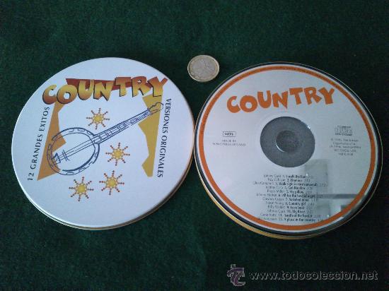 CDs de m&uacute;sica: CD Original Con 12 &Eacute;xitos Versiones Originales De Country. - Foto 3