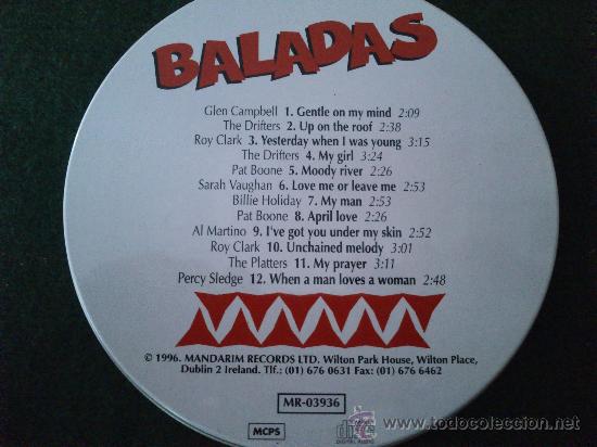 CDs de m&uacute;sica: 1cd de 12 grandes exitos originales de Baladas - Foto 2