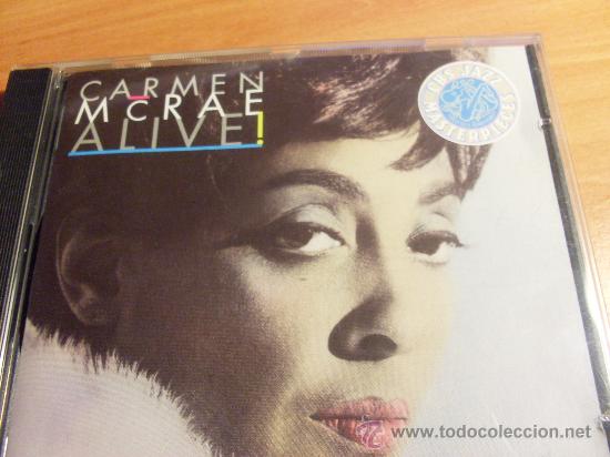CDs de m&uacute;sica: CARMEN MCRAE ( ALIVE) CD 21 TRACKS (CDIB12) - Foto 1