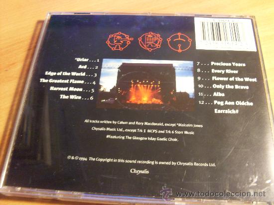 CDs de m&uacute;sica: RUNRIG ( TRANSMITTING LIVE ) CD 12 TRACKS (CDI24) - Foto 2