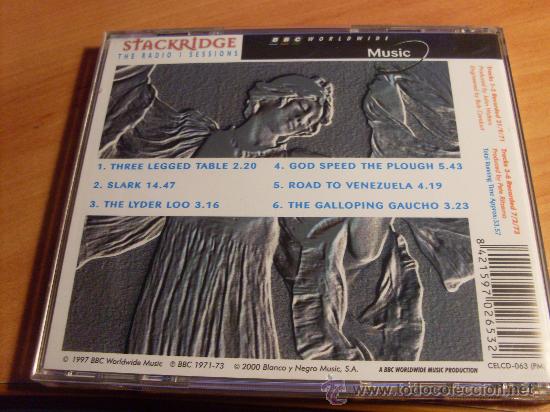 CDs de m&uacute;sica: STACKRIDGE ( THA RADIO 1 SESSIONS) CD 6 TRACKS 2000 (CDI24) - Foto 2