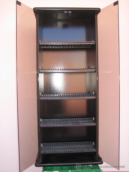 estanteria con puertas de cristal para 120 cd´s - Compra venta en