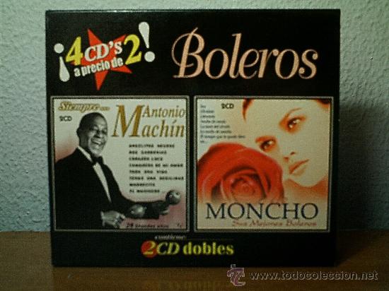 CDs de m&uacute;sica: BOLEROS.MONCHO-ANTONIO MACHIN.4 CDS. - Foto 1