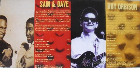 CDs de m&uacute;sica: 2 CDS ROY ORBISON Y SAM & DAVE, CON 10 TEMAS - Foto 1