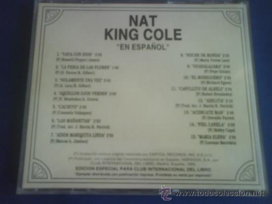 CDs de m&uacute;sica: NAT KING COLE - Foto 2