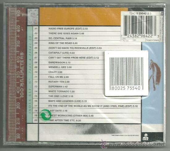 CDs de m&uacute;sica: REM [CD] SINGLES COLLECTED - Foto 2