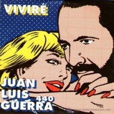CDs de Música: JUAN LUIS GUERRA - CD SINGLE - VIVIRÉ + CANTO DE HACHA - EDITADO EN FRANCIA - AÑO 1994