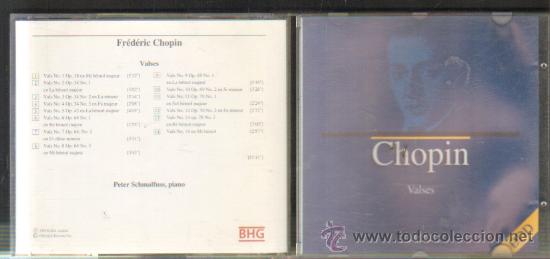 CDs de m&uacute;sica: CHOPIN - VALSES  CD-CLASICA-293 - Foto 1