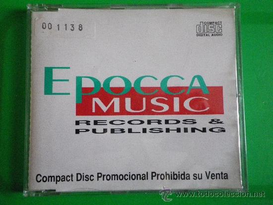 CDs de m&uacute;sica: EPOCCA MUSIC Records & Publishing Por ti  REMIXES CD SINGLE PROMOCIONAL A&Ntilde;O 1994 3 TEMAS
