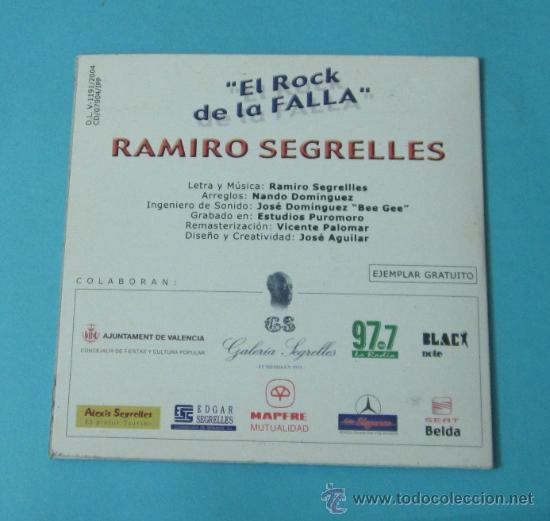 CDs de m&uacute;sica: EL ROCK DE LA FALLA. RAMIRO SEGRELLES - Foto 2