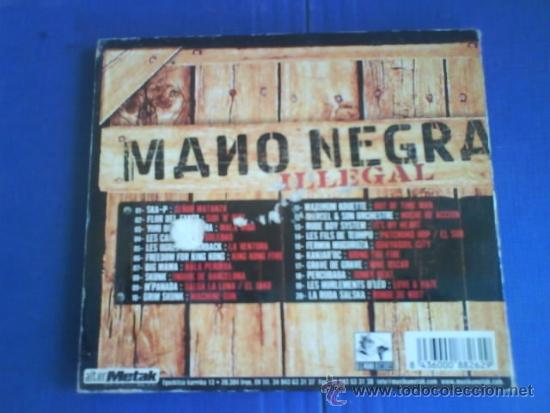 CDs de m&uacute;sica: MANO NEGRA  ILLEGAL - Foto 3