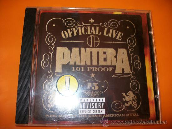 CDs de m&uacute;sica: PANTERA -  Official Live -  Wea / Elektra - Foto 1