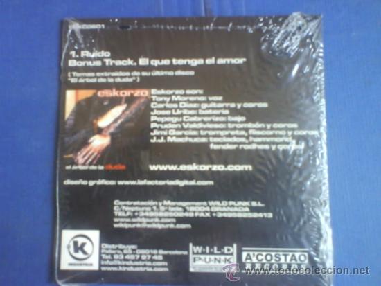 CDs de m&uacute;sica: ESKORZO   RUIDO  PROMO - Foto 2