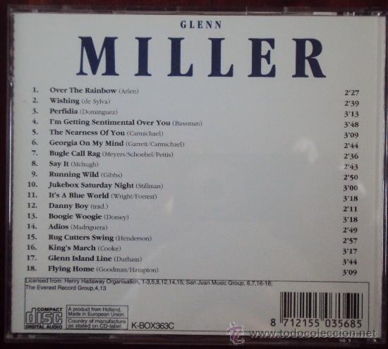 CDs de m&uacute;sica: COLECCION 3 CDS GLENN MILLER. 1996 - Foto 4