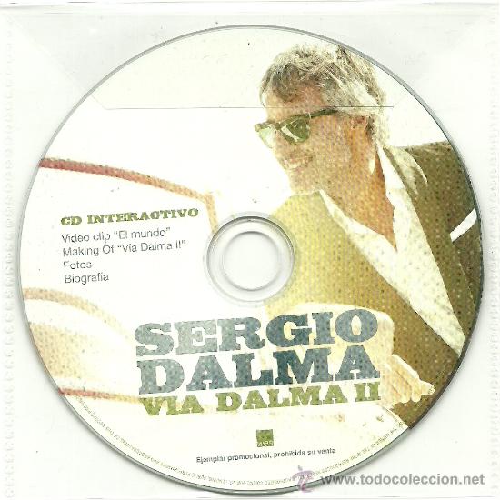 CDs de m&uacute;sica: SERGIO DALMA. Via dalma II     (cd interactivo) - Foto 1