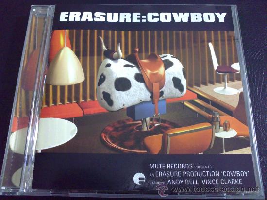 CDs de m&uacute;sica: ERASURE. COWBOY. CD ESPA&Ntilde;A - Foto 1