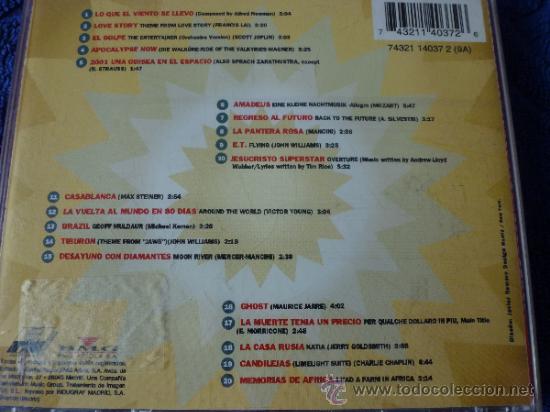 CDs de m&uacute;sica: CD-GRANDES CLASICOS DEL CINE. - Foto 2
