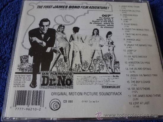 CDs de m&uacute;sica: CD- JAMES BOND- 007 CONTRA EL DR. NO. - Foto 2