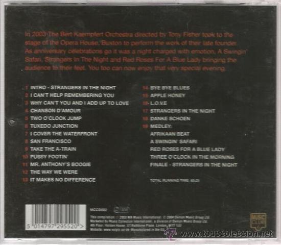 CDs de m&uacute;sica: CD THE BERT KAEMPFERT ORCHESTRA : CELEBRATING A LEGEND - Foto 2