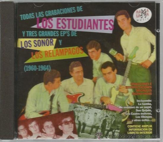 CDs de m&uacute;sica: CD LOS ESTUDIANTES & LOS SONOR & LOS RELAMPAGOS - Foto 1
