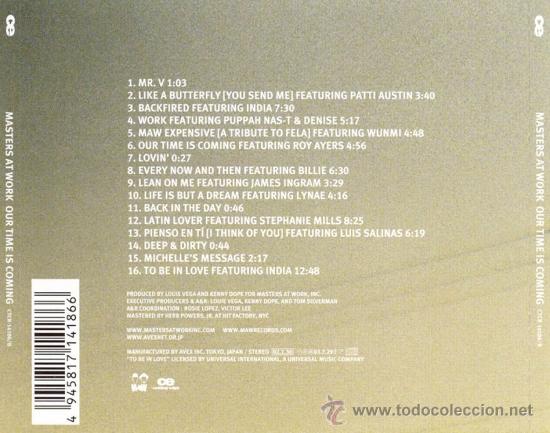 CDs de m&uacute;sica: MASTERS AT WORK * CD * Our Time Is Coming * LTD DIGIPACK * PRECINTADO!! - Foto 2