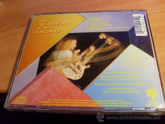 CDs de m&uacute;sica: MARK EGAN ( A TOUCH OF LIGHT) CD 1988 (CDIB24) - Foto 2