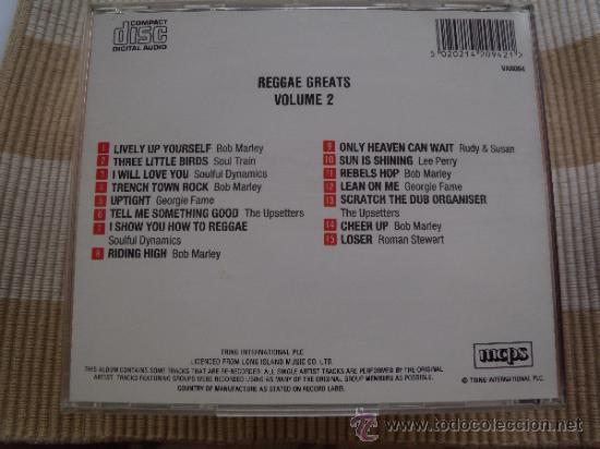 CDs de m&uacute;sica: reggae greats----set de 4 CDs - Foto 5
