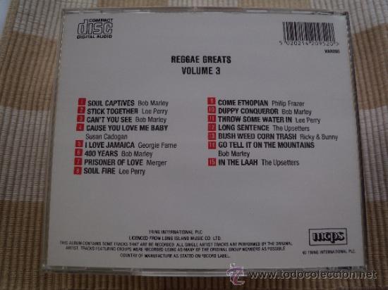 CDs de m&uacute;sica: reggae greats----set de 4 CDs - Foto 6