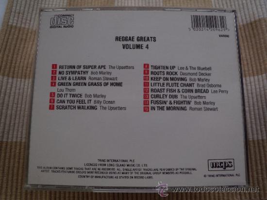 CDs de m&uacute;sica: reggae greats----set de 4 CDs - Foto 7