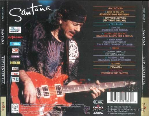 CDs de m&uacute;sica: SANTANA SUPERNATURAL CD - Foto 2