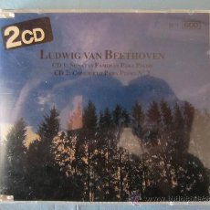 CDs de Música: LUDWIG VAN BEETHOVEN- SONATAS PIANO-CONCIERTO PIANO Nº 3-OBERTURA FIDELIO- 2 CDS.. Lote 34338566