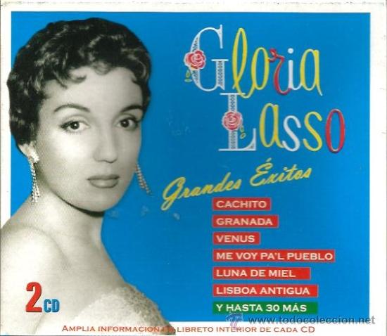 CDs de m&uacute;sica: DOBLE CD GLORIA LASSO - GRANDES EXITOS - Foto 1