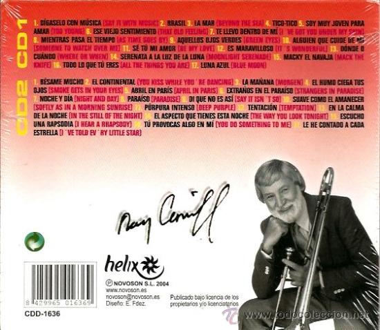 CDs de m&uacute;sica: DOBLE CD RAY CONNIFF, CON SU ORQUESTA Y COROS - Foto 2
