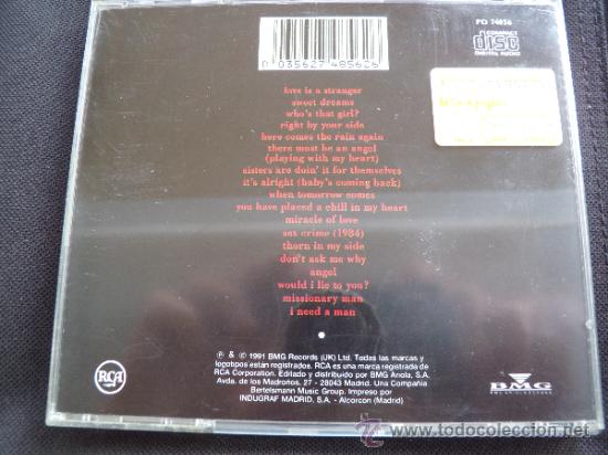 CDs de m&uacute;sica: Eurythmics ?&ndash; Greatest Hits - Foto 2
