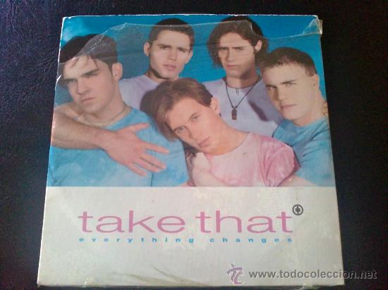 CDs de m&uacute;sica: TAKE THAT, EVERYTHING CHANGES - CD SINGLE 2 T&Iacute;TULOS - Foto 1