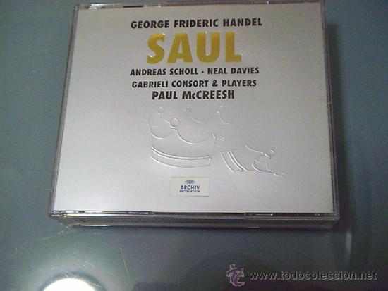 CDs de m&uacute;sica: HANDEL - Saul. Paul McCreesh. - Foto 1