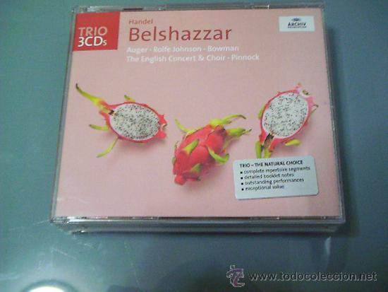 CDs de m&uacute;sica: HANDEL - Belshazzar. Trevor Pinnock. - Foto 1