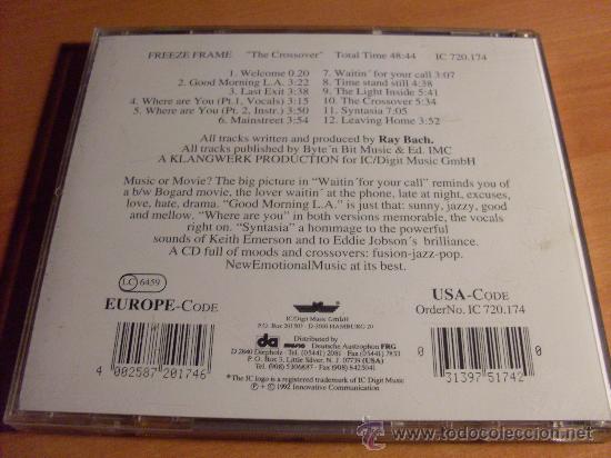 CDs de m&uacute;sica: FREEZE FRAME ( THE CROSSOVER) CD 1992 (CDIB11) - Foto 2