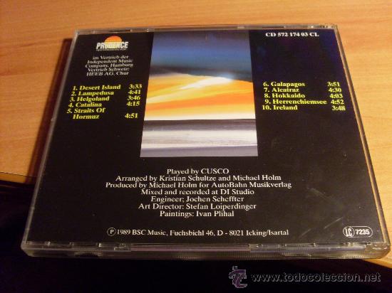 CDs de m&uacute;sica: CUSCO (DESERT ISLAND) CD 1989 (CDIB17) - Foto 2