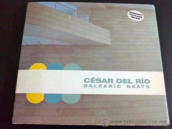CDs de m&uacute;sica: C&Eacute;SAR DEL R&Iacute;O, BALEARIC BEATS - DOBLE CD, 2 DISCOS CDs - Foto 1