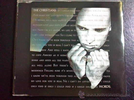 CDs de m&uacute;sica: THE CHRISTIANS, WORDS - CD SINGLE 2 TEMAS - Foto 1