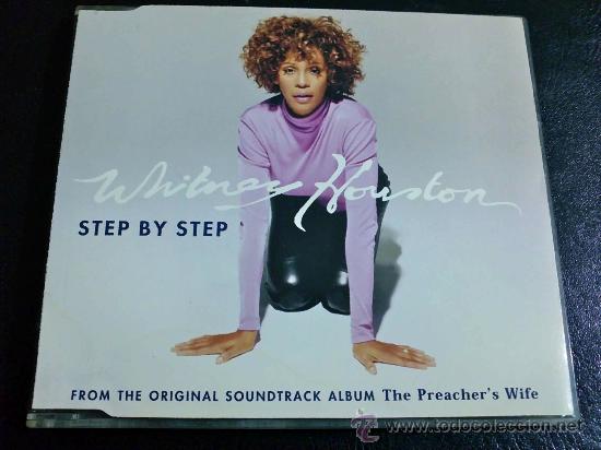 CDs de m&uacute;sica: WHITNEY HOUSTON, STEP BY STEP - CD SINGLE PROMOCIONAL - Foto 1
