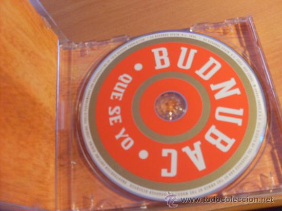 CDs de m&uacute;sica: BUDNUBAC ( QUE SE YO ) CD 12 TRACKS (CDI15) - Foto 2