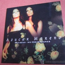 CDs de Música: MAXI-CD DE AZUCAR MORENO- TITULO ESE BESO- PROMOCIONAL ORIGINAL DEL 99- ¡¡¡NUEVO¡¡¡. Lote 34960656