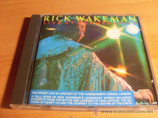 CDs de m&uacute;sica: RICK WAKEMAN (LIVE AT HAMMERSMITH ) CD 1986 (CDIB17) - Foto 1