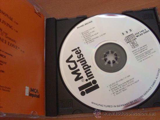 CDs de m&uacute;sica: MICHAEL BRECKER (SAME) CD 1987 ALEMANIA (CDI15) - Foto 2