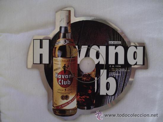 CDs de M&uacute;sica: RON HAVANA CLUB CD CON FORMA DE BOTELLA