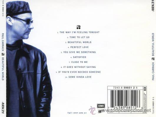 CDs de m&uacute;sica: PAUL CARRACK  BEAUTIFUL WORLD CD - Foto 2